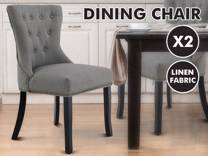 Dining Chair Grey X2