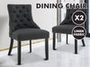 Dining Chair Charcoal X2