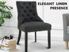 Dining Chair Charcoal X2