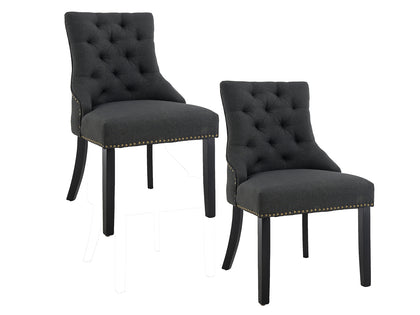 Dining Chair Charcoal X2