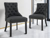 Dining Chair Charcoal X2