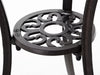 Armchair Bistro Set Black Alu