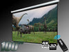 Projector Screen 100'' Wireless Remote Electric Hd