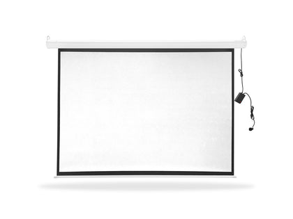 Projector Screen 100'' Wireless Remote Electric Hd