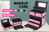 Makeup Case Diamond Pink With Drawer