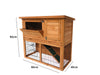 Wooden Rabbit Hutch