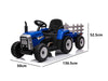 Ride On Car Tractor with Trailer Blue