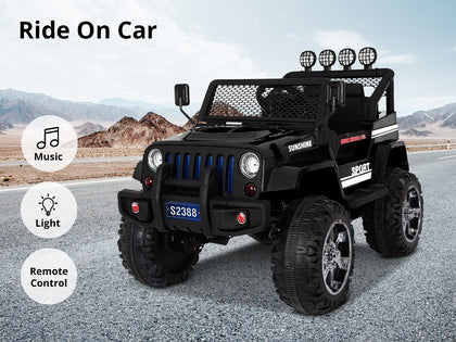 Kids Ride On Jeep Toys Car Black Color