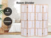 Room divider C M9 4panel Natural