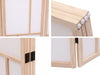 Room divider C M9 4panel Natural