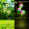 DS BS 2Pack Solar Outdoor Garden Color Changing/Warm White Light