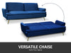 Gyllene Velvet Sofa Bed