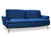 Gyllene Velvet Sofa Bed