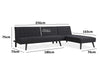 Boston Sofa Bed Chaise