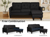 Northland Corner Sofa B Black