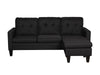 Northland Corner Sofa B Black