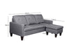 Northland Corner Sofa B Grey