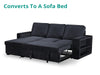 Enkel Pull Out Sofa Black