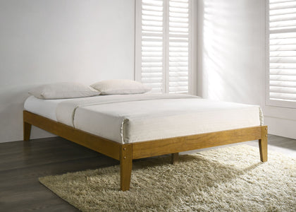 Sovo Double Bed Frame - Oak