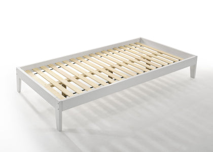 DS Sovo King Single Bed Frame - White