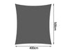 280gsm Shade Sail 4x5M grey rectangle