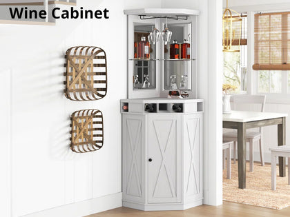 Wine Cabinet White