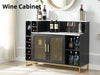 Wine Cabinet Black