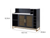 Wine Cabinet Black