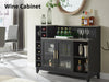 Wine Cabinet Black