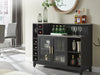 Wine Cabinet Black