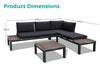 Solaris Outdoor Lounge Aluminium frame