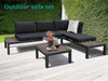 Solaris Outdoor Lounge Aluminium frame