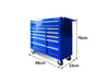 Tool Cabinet Roll Cabinet 11 Drawer BLUE