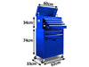 Tool Cabinet Combo Set Blue