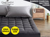 Bamboo Charcoal Topper 107x203