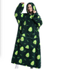 DS BS Adult Oversized Wearable Blanket Hoodie-Avacado