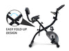 X-Bike With Rope And Recumbent Folding Magnetic Exercise Bike