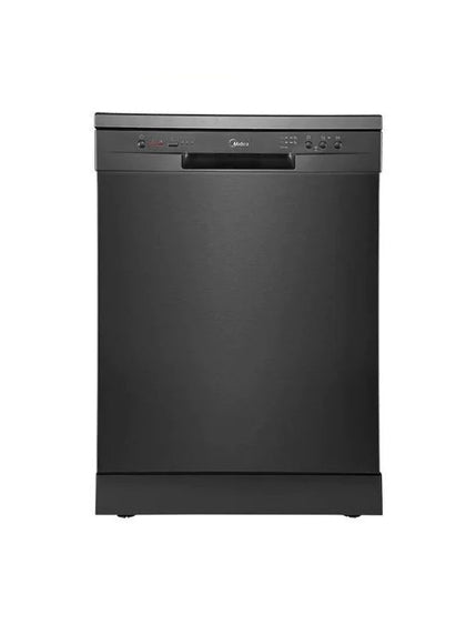 Midea 14 Place Setting Dishwasher Black Steel JHDW143BK