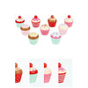 DS BS Wooden 3 Layer Cup Cakes Pretend Play Dessert Tower