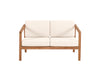 Jason Teak wood 2 Seater Creamy