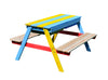 Children's Wooden Sandpit Bench With Basin