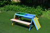 Children's Wooden Sandpit Bench With Basin