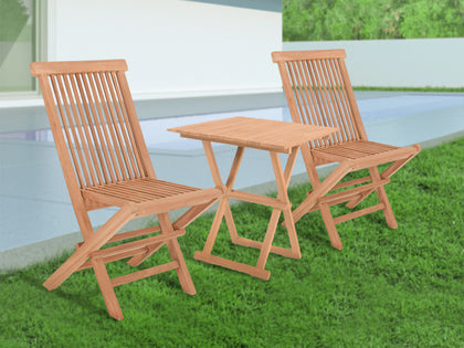 Outdoor Teak Square TableSet