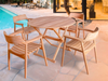 Jepa Outdoor Teak Dining Set