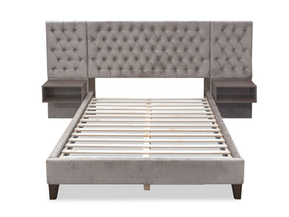 Amara Velvet Double Bedframe