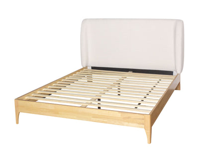 Otaki Fabric Queen Bed Frame