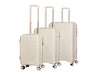 3-piece PP Luggage Set - Creamy White