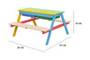 Children's Wooden Sandpit Bench With Basin