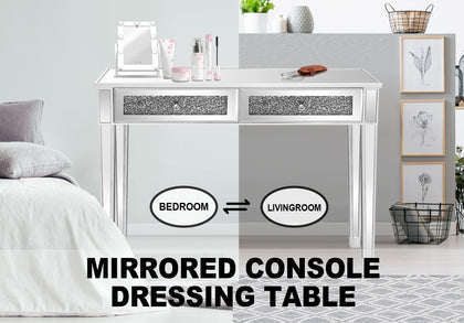 Mirrored Console Dressing Table 1m