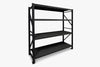 Longspan Shelving 2M - Main Bay 4 Layer Black